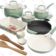 The Pioneer Woman Clara 17-Piece Classic Belly Aluminum Cookware Set | $59 | Walmart